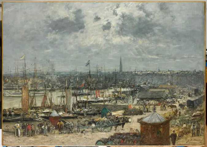 Bordeaux Havn - Eugène Boudin