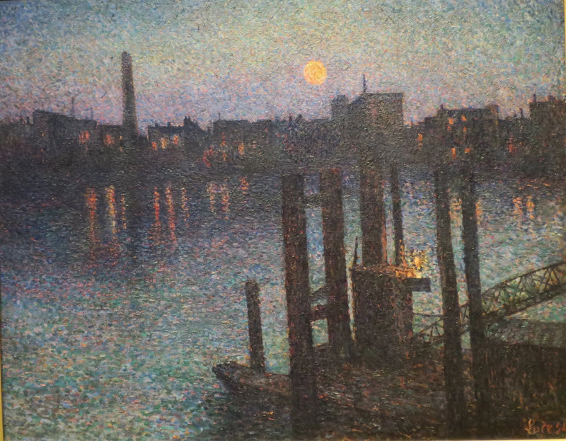 Londons Havn, Natten - Maximilien Luce