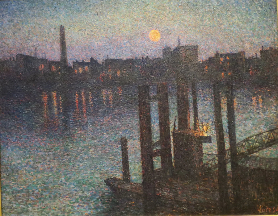 Londons Havn, Natten - Maximilien Luce