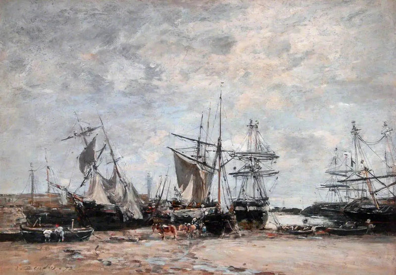 Le port de Pontrieux - Eugène Boudin