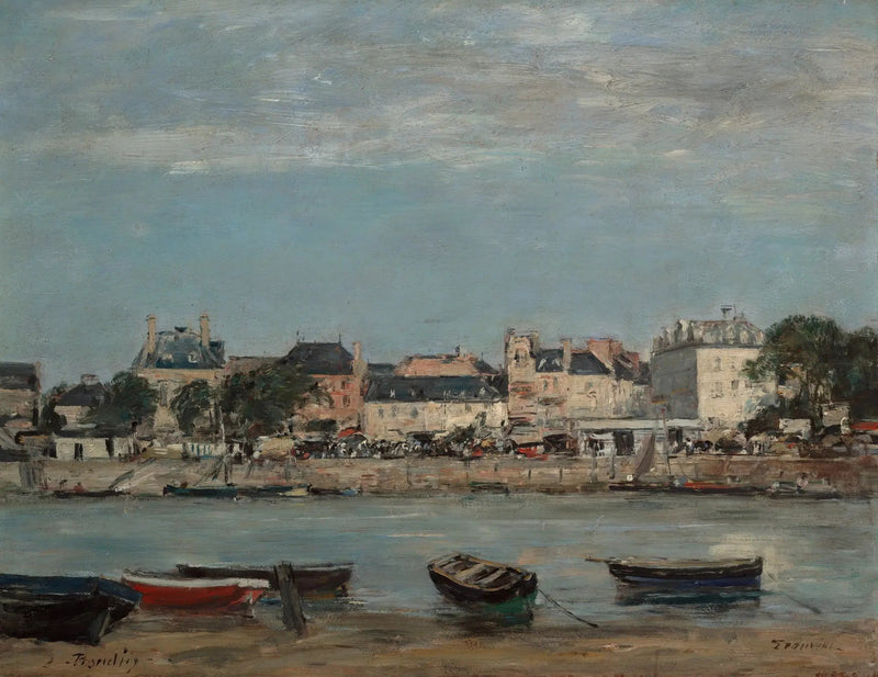 Trouvilles havn - Eugène Boudin