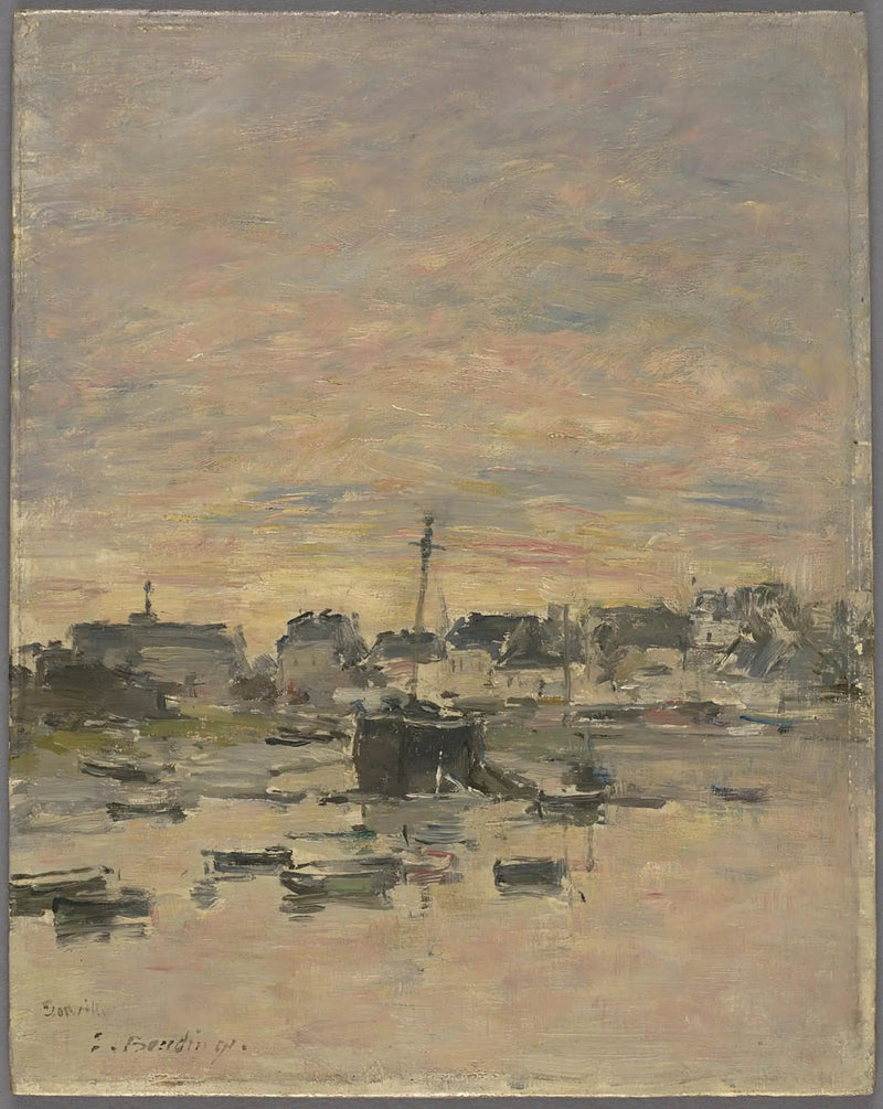 Trouville Havn - Eugène Boudin