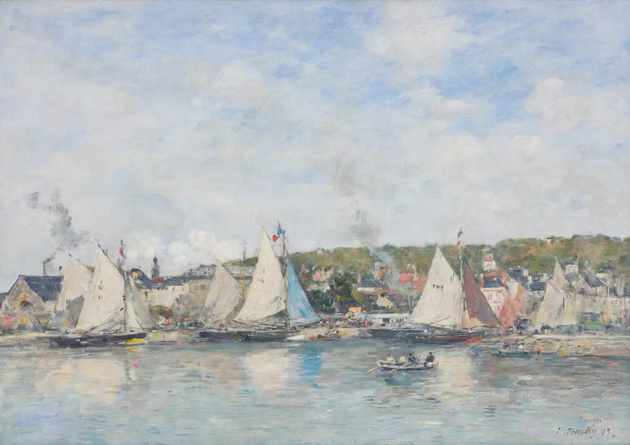 Trouvilles havn - Eugène Boudin