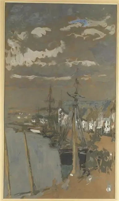 Le Port par temps gris - Édouard Vuillard