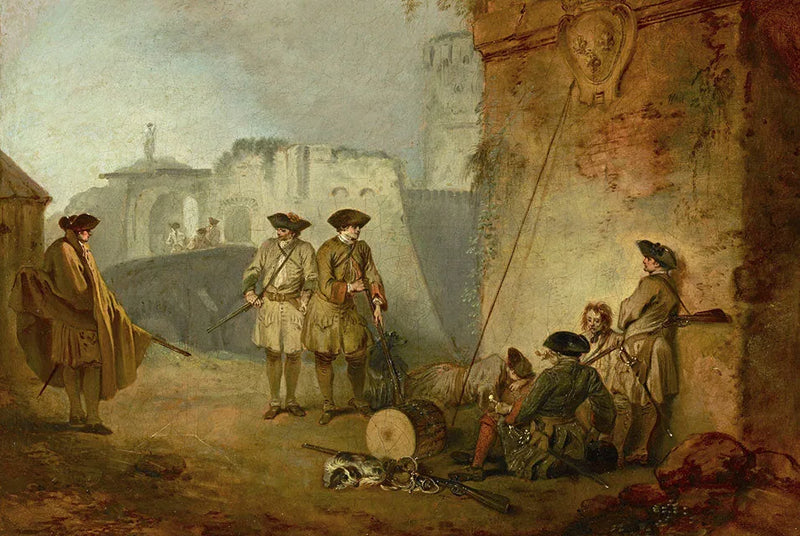 Valenciennes-portalen - Antoine Watteau