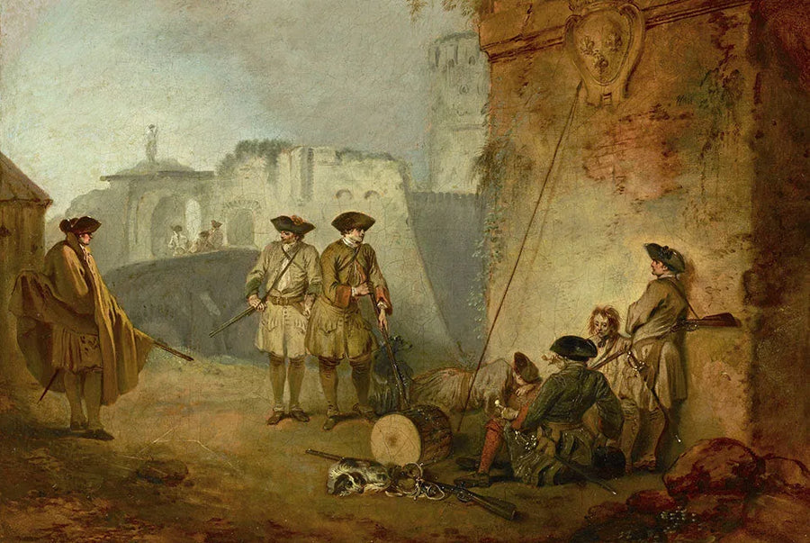 Valenciennes-portalen - Antoine Watteau