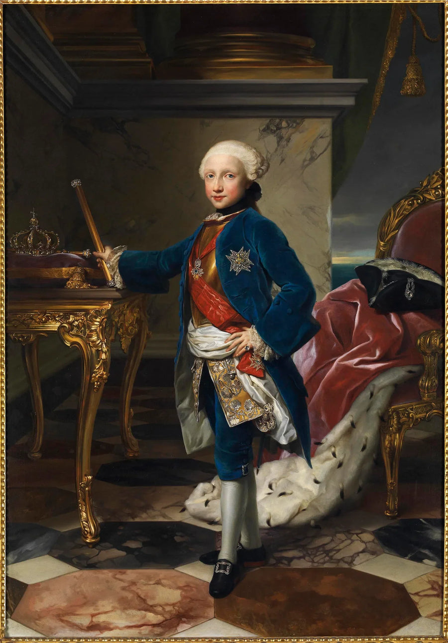 Ferdinand IV's Portræt - Anton Raphael Mengs