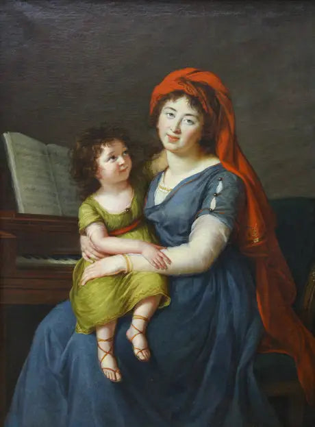 Portræt af prinsesse Ekaterina Nikolaevna Menchikova - Élisabeth Vigée Le Brun