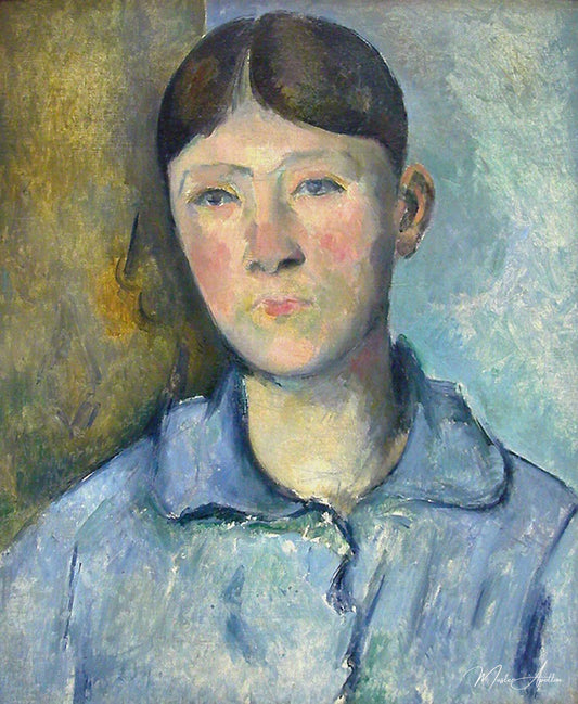 Le portrait de Madame Cezanne de Paul Cézanne - Reproductions de tableaux et peintures haut de gamme