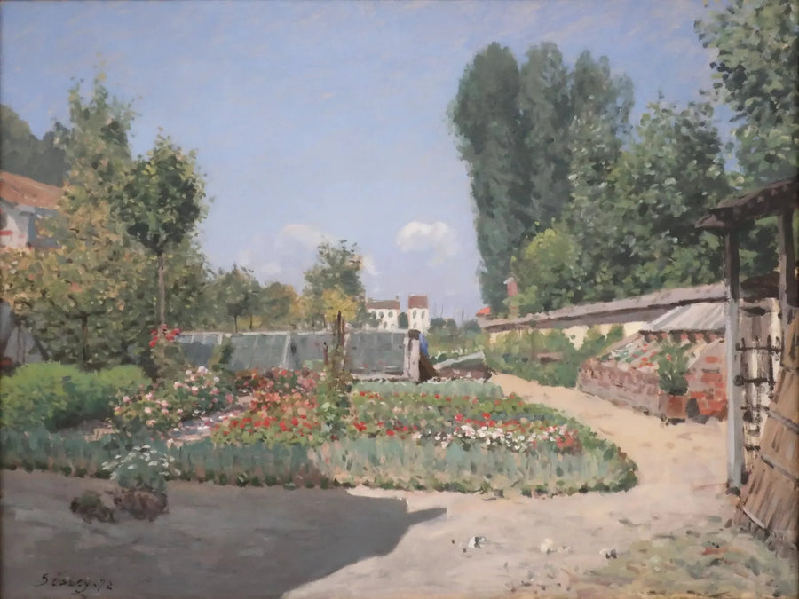 Køkkenhaven (Køkkenhaven) - Alfred Sisley