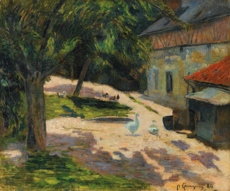 Hønsegården - Paul Gauguin