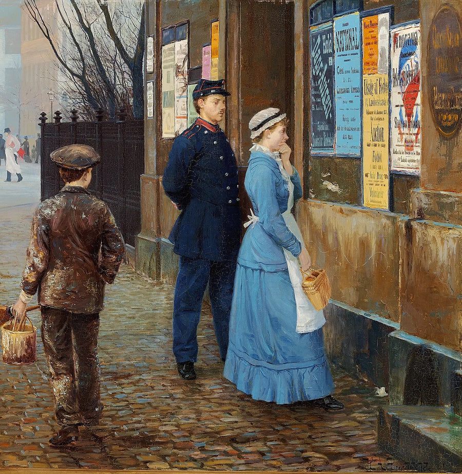 Den første november. - H. A. Brendekilde