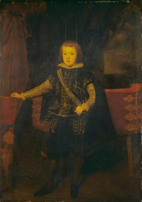 Prins Baltasar Carlos i sort og sølv - Diego Velázquez