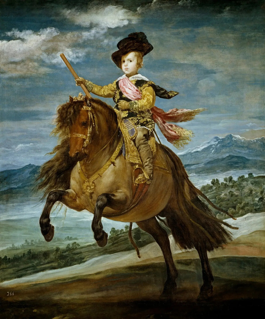 Prins Balthazar Carlos på hest - Diego Velázquez