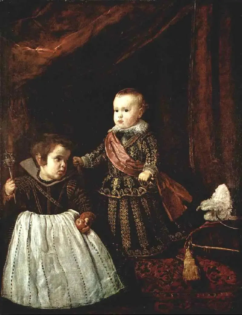 Prins Balthazar Carlos med en dreng - Diego Velázquez