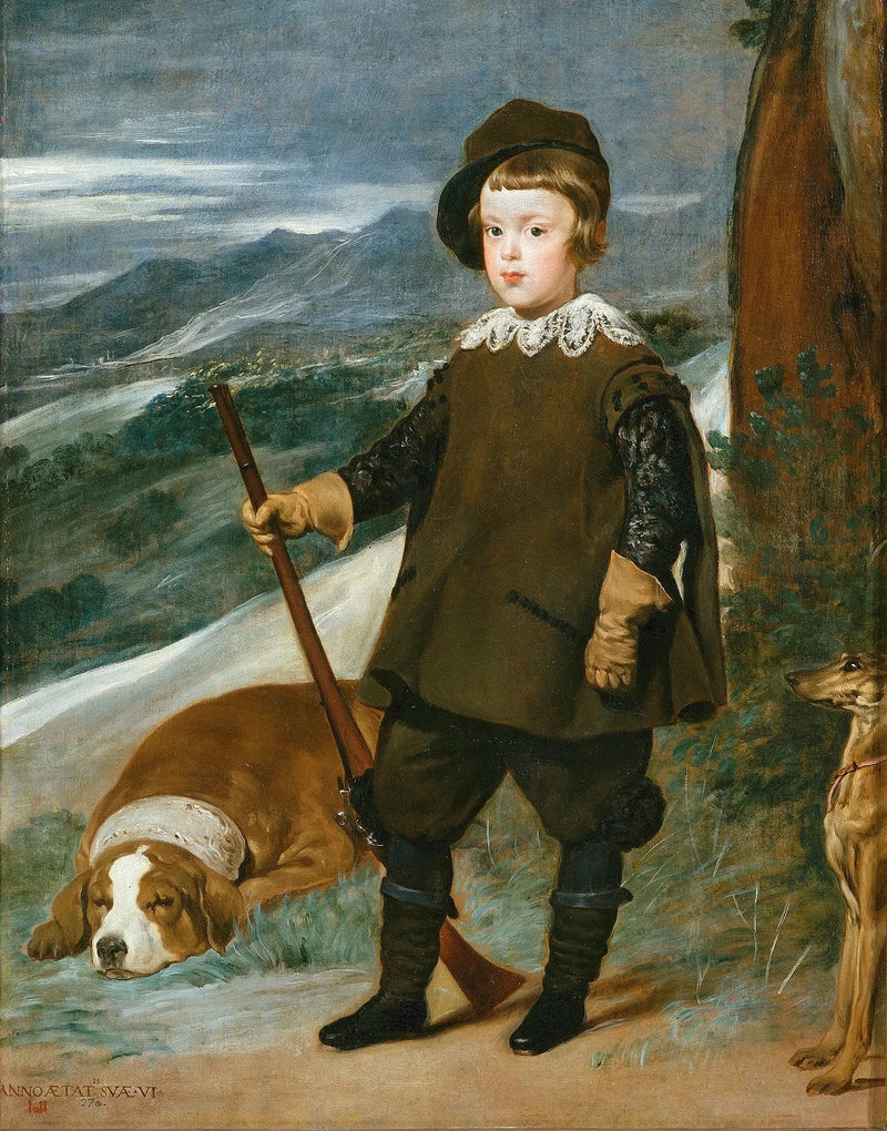 Le Prince Balthazar Carlos jæger - Diego Velázquez