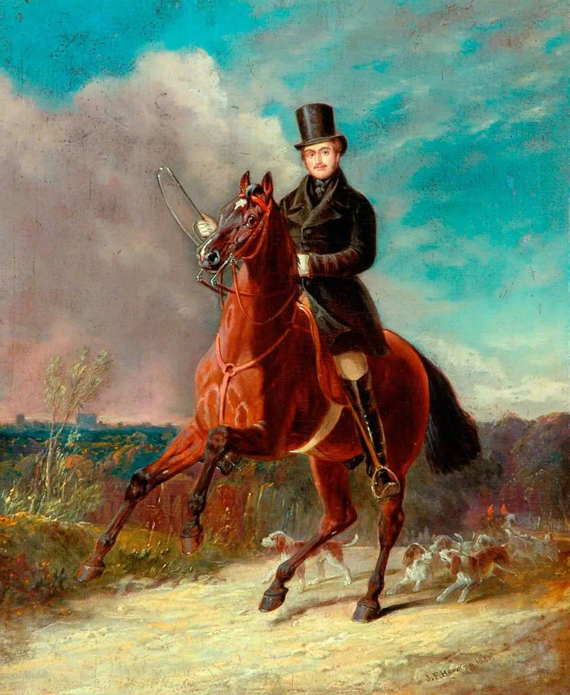 Prinsgemalen til hest - John Frederick Herring, Sr.