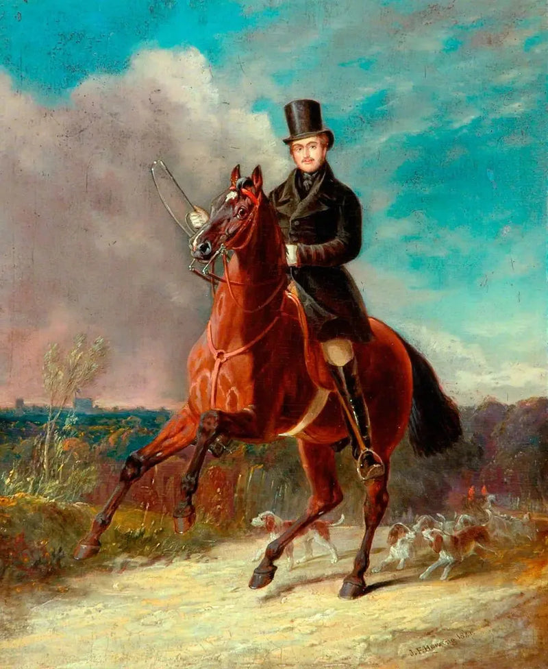 Prinsgemalen til hest - John Frederick Herring, Sr.