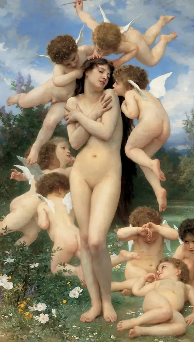 Foråret - Bouguereau