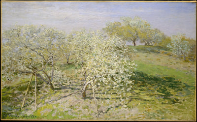Reproduction du tableau « Le printemps - Claude Monet » par Alpha Reproduction en peinture à l’huile