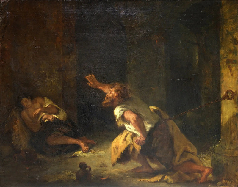Chillon-fangen - Eugène Delacroix