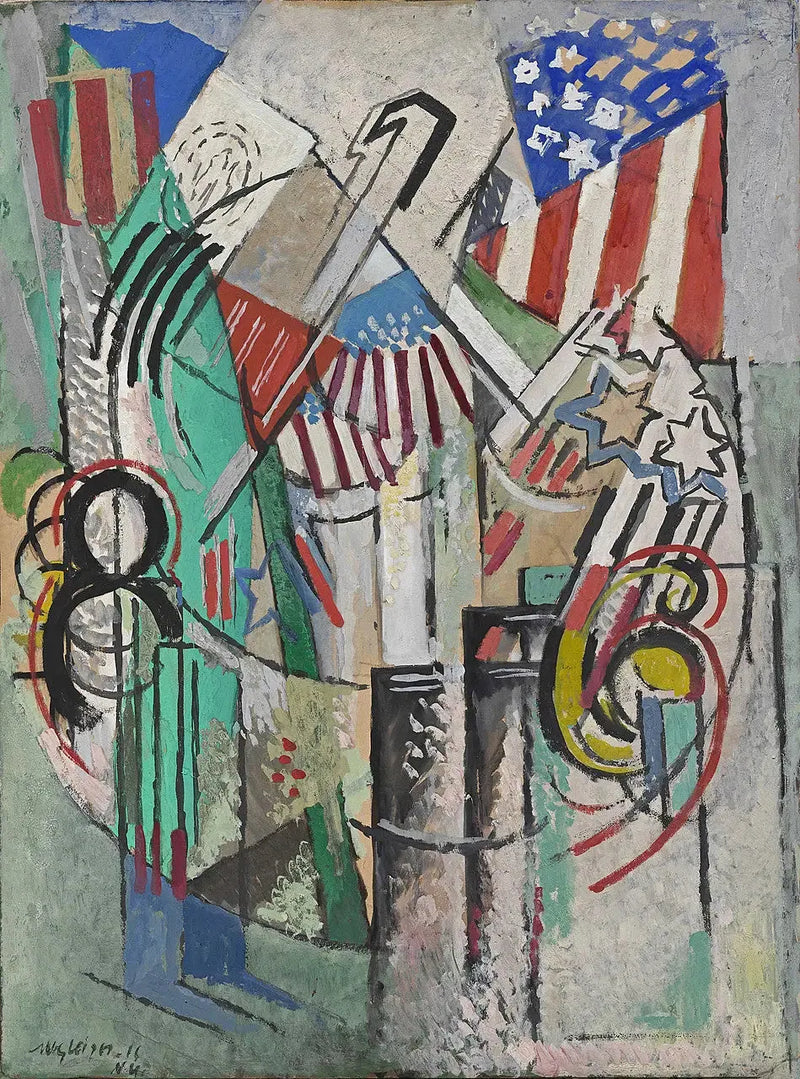 Prisen på Astor-koppen (Flagene) - Albert Gleizes