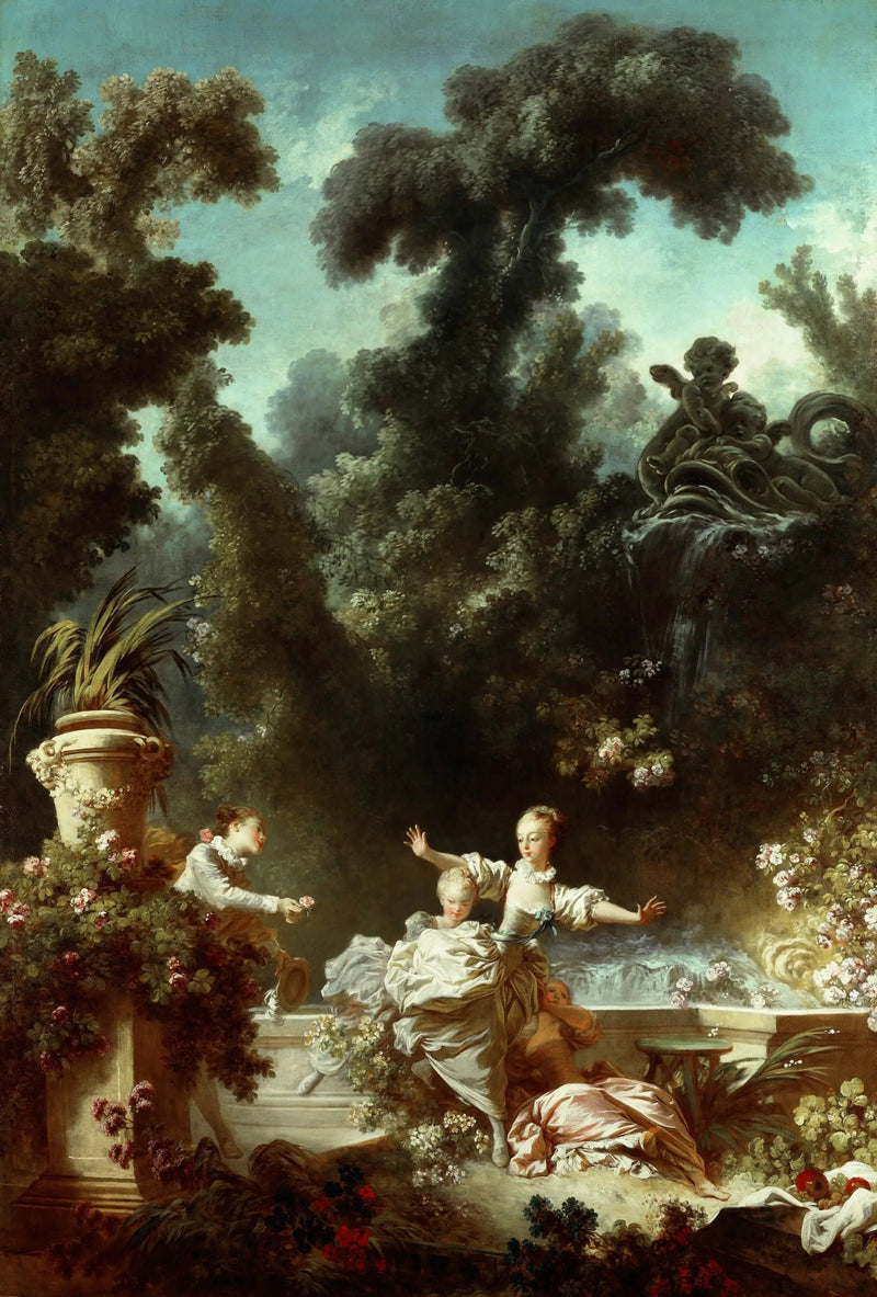 Love's fremskridt: jagten - Jean-Honoré Fragonard