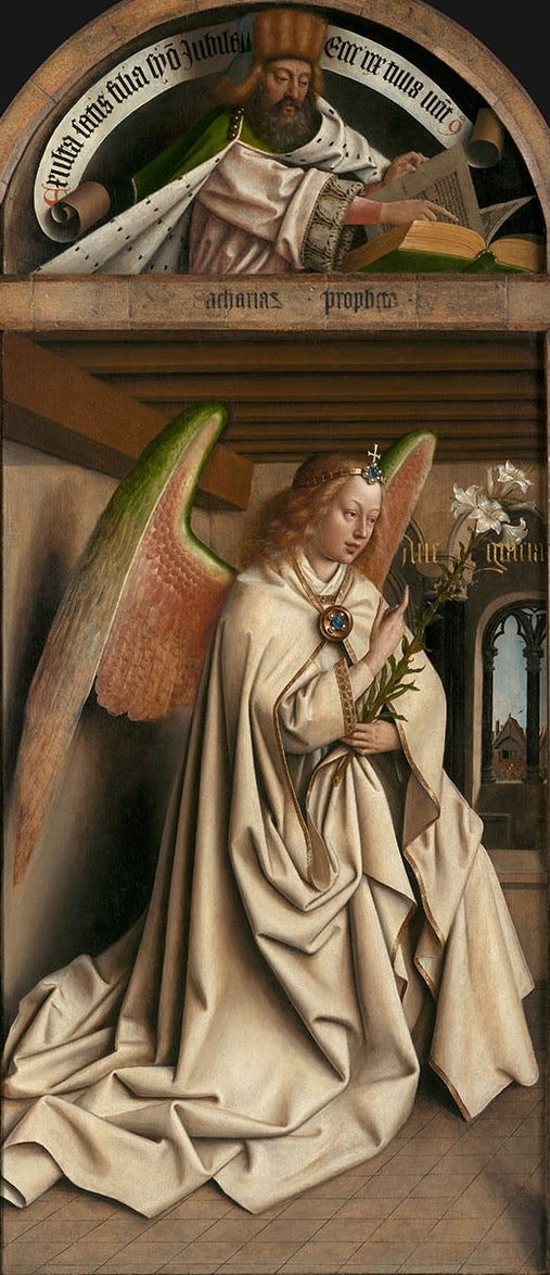 Profeten Zakarias; Annoncengel - Hubert van Eyck
