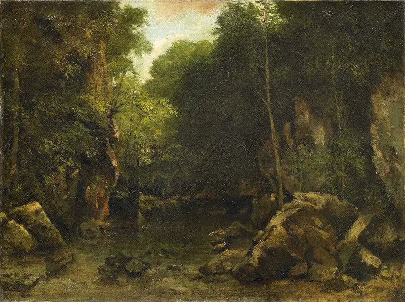 Den Sorte Brønd - Gustave Courbet
