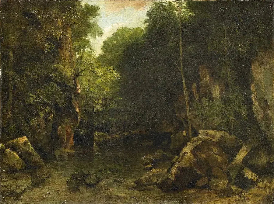 Den Sorte Brønd - Gustave Courbet