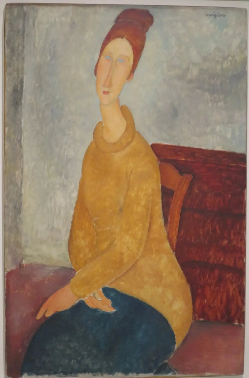 Den gule trøje - Amedeo Modigliani