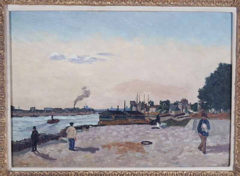 Bercy-dokken, omkring 1874 - Armand Guillaumin