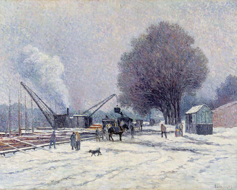 Boulogne Havn - Maximilien Luce