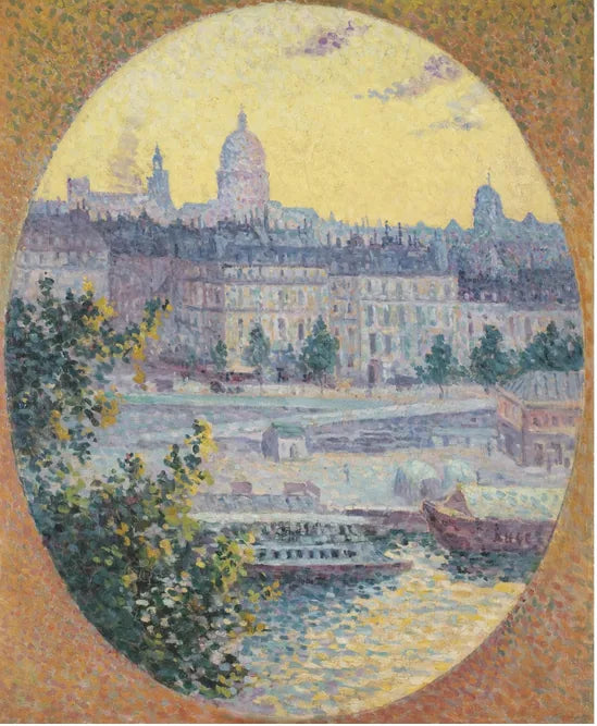 Le Quai de Montebello og bakken Sainte-Geneviève - Maximilien Luce