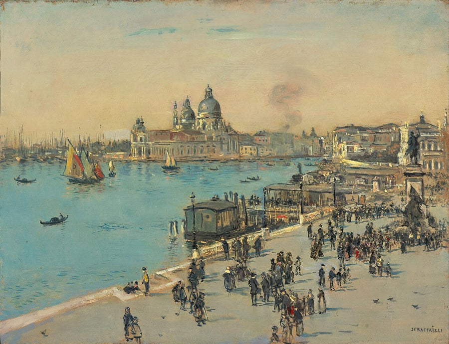 Le Quai des Esclavons (« Vénétie ») - Jean-François Raffaëlli