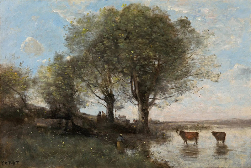 Påmindelsen om køerne - Jean-Baptiste Camille Corot