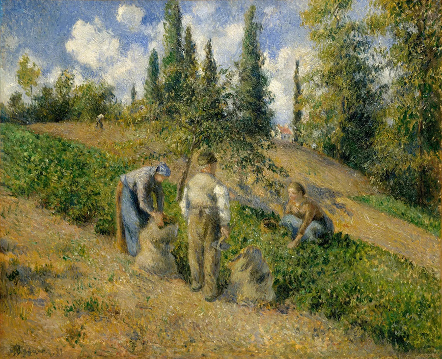 Høsten, Pontoise - Camille Pissarro