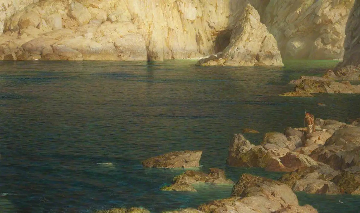 Le reflux - Herbert Draper image 1 reproduction artisanale de tableau