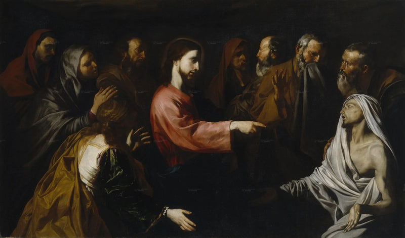 Lazare's Opstandelse - Jusepe de Ribera