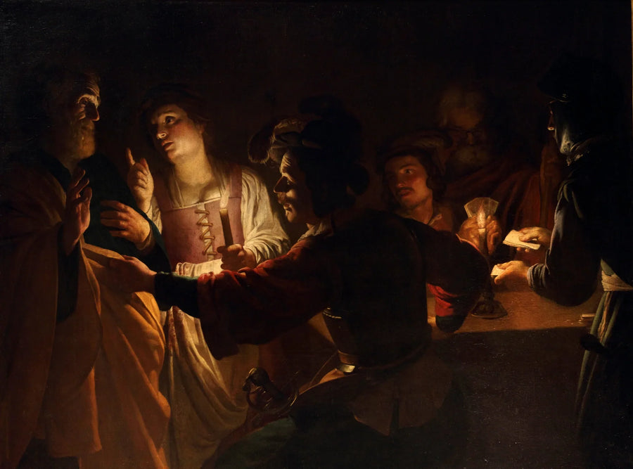 Saint Peters forrådelse - Gerrit van Honthorst