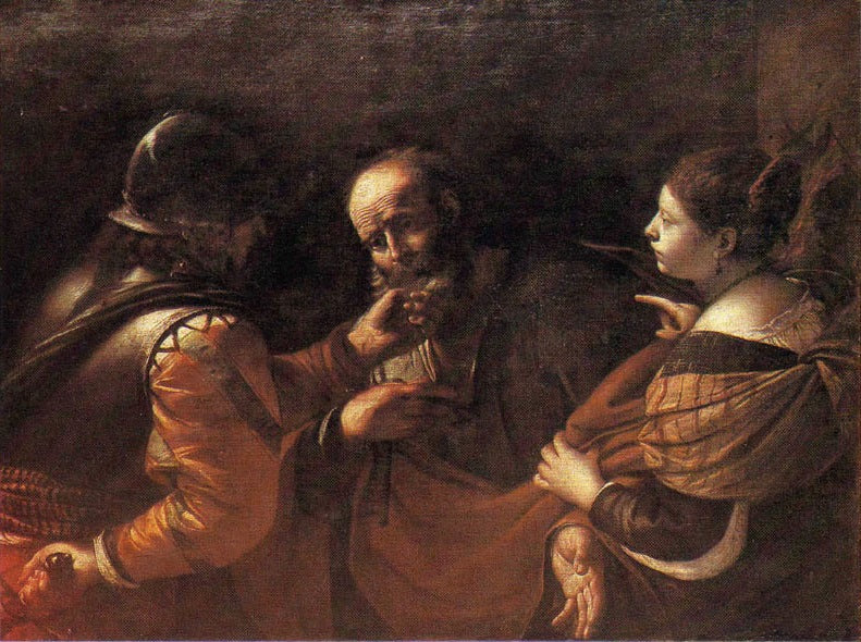 Benægtelsen af Sankt Peter - Mattia Preti