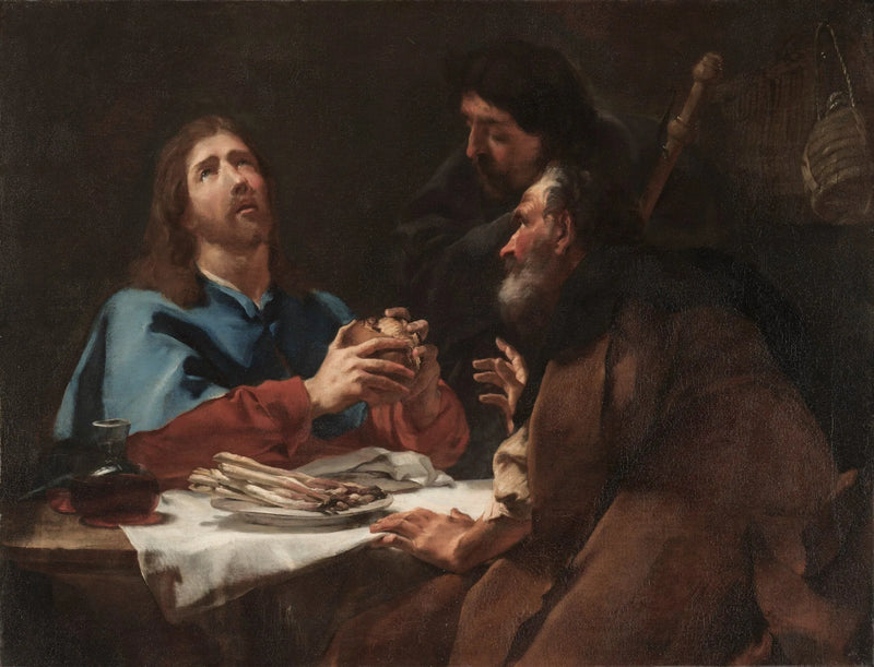 Emmaüs-måltidet - Giovanni Battista Piazzetta