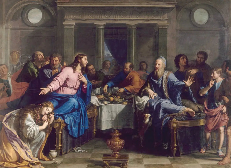 Simon's Måltid - Philippe de Champaigne