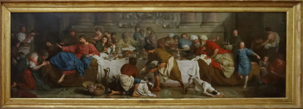 Le Repas chez Simon - Pierre Subleyras image 1 copie peinte à la main à l’huile