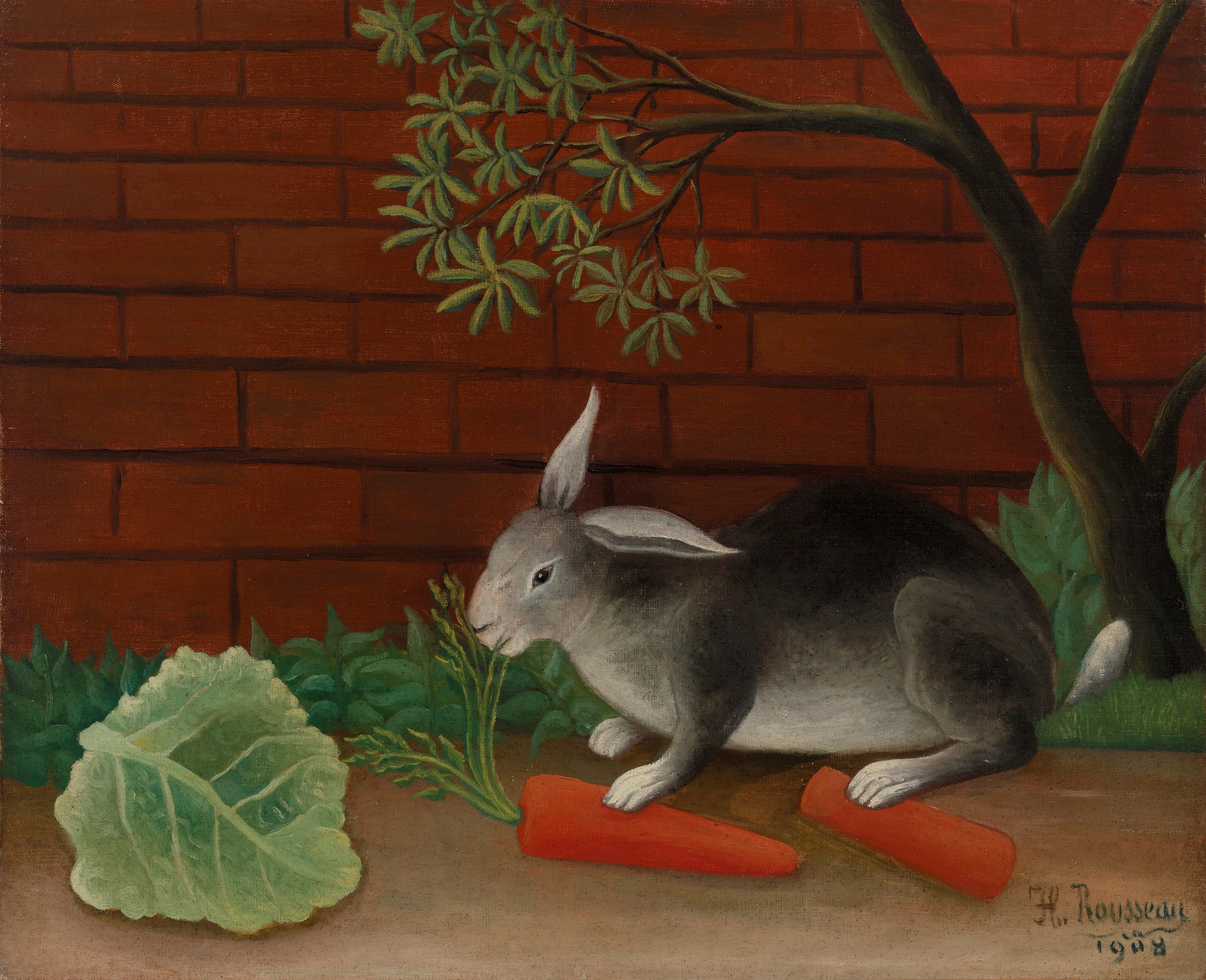 Kaninens måltid - Henri Rousseau