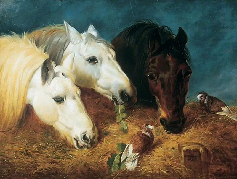 Den enkle måltid - John Frederick Herring, Sr.