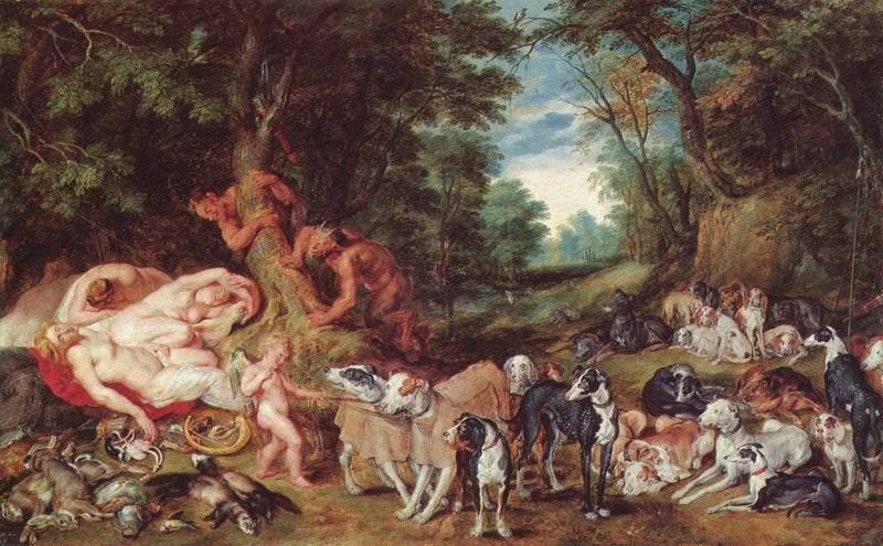 Dianas og hendes nymfers hvile - Peter Paul Rubens