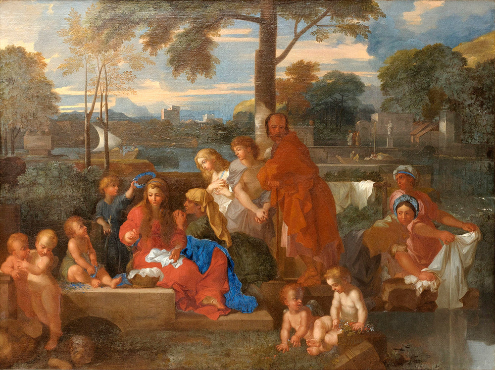Le repos de la Sainte Famille - Sébastien Bourdon
