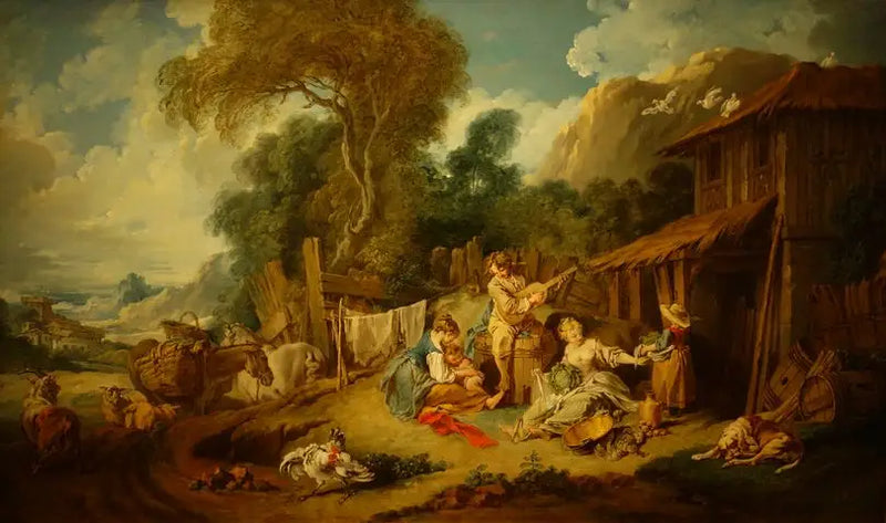 Landmændenes hvile - François Boucher