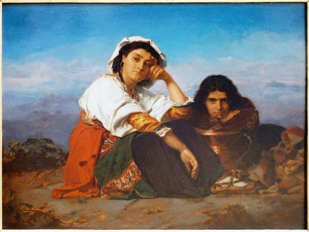 Le Repos - Henri Lehmann image 1 reproduction d’œuvre d’art à l’huile